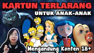 Kartun Terlarang Yang Tidak Pantas Di Nonton Anak Anak | Mengandung 18++ dan suram??!