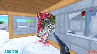 Survive in The Icelands with Dinosaurs. FPS Perspective! Animal Revolt Battle Simulator