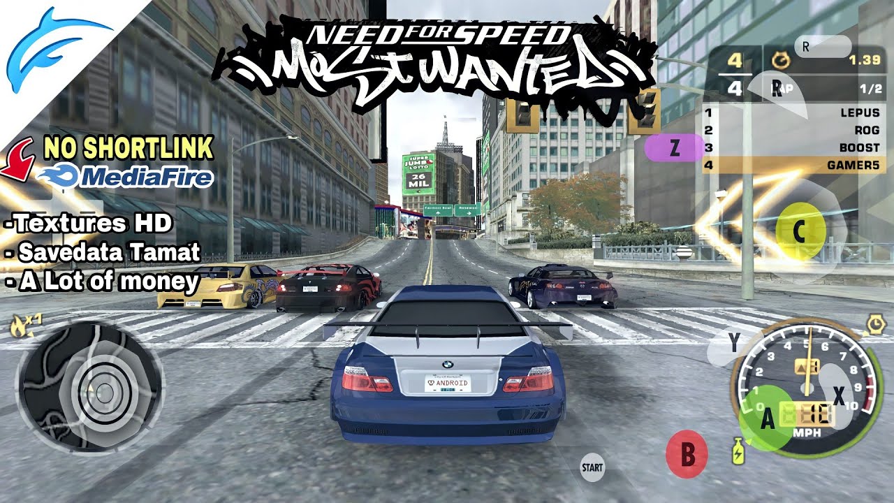 890MB] DOWNLOAD GAME NEED FOR SPEED MOST WANTED PS2 - DOLPHIN EMULATOR  ANDROID - BiliBili