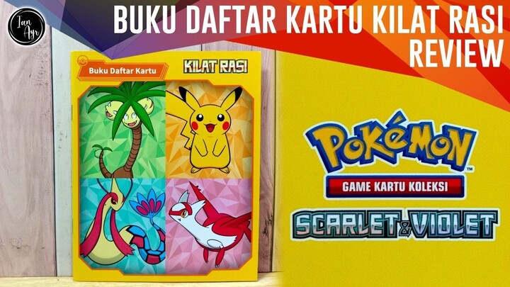 [ REVIEW ] Buku Daftar Kartu Pokemon ポケモン Kilat Rasi Pikachu ピカチュウ Trading Card Book Scarlet Violet