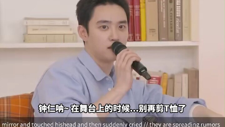 Because stylist Zhong Ren brought the clothes and first grabbed the scissors.