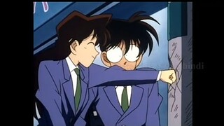 ran almost hits shinichi.hindi dubbed|Detective conan hindi|#detectiveconan #hungama
