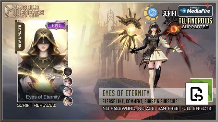 Eyes of Eternity - Lunox epic skin script | Full effects, no password, with a backup file!