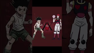 Emptying my drafts pt.1 💀 || GON vs HISOKA || #fyp#trend#viral#yt#hunterxhunter