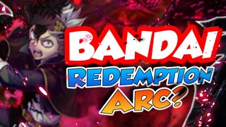 BANDAI REDEMPTION ARC?! 6.5K FREE JEWELS + MORE! - Black Clover Phantom Knights