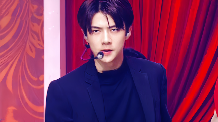 [Ultra-Clear Restoration] Cool & Refined! EXO’s Sehun “Love Shot” Straight Cut (181214)