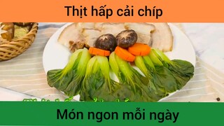 Thịt hấp cải chíp