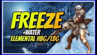 MHRise | ICE/WATER Elemental bowguns