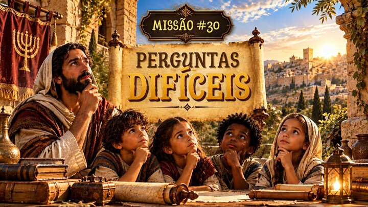 🔥 3 PERGUNTAS BÍBLICAS DIFÍCEIS! Você acerta TODAS? 😱 | Missão #30