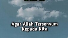 cara agar allah tersenyum kepada kita