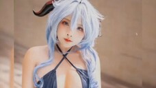 [cosplay] p3 ganyu X bikini.