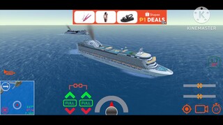 Cruise ship simulator mooring