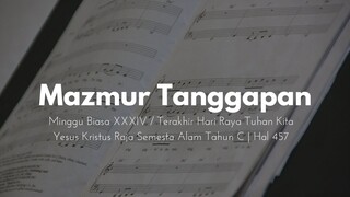 Mazmur Tanggapan HR Tuhan Kita Yesus Kristus Raja Semesta Alam Tahun C - cover by JenniferOdelia