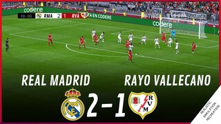 REAL MADRID vs. RAYO VALLECANO [2-1] MATCH HIGHLIGHTS | VideoGame Simulation & Recreation