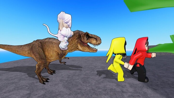 Yuta, Mio Dan Baby Celine Main Ke Taman Purba Penuh Dinosaurus  ROBLOX