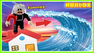 DITERJAANG SUNAMI SENDIRIAN, BANG CUPU MIKACIL MALAH PERGI GAMAU NOLONGIN!!! ROBLOX MIKOCIL