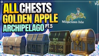 【2.8】ALL Chest Locations in Golden Apple Archipelago Part 5 -【Genshin Impact】