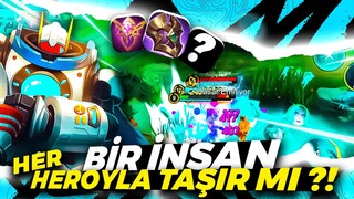 BİR İNSAN HER HEROYLA MAÇ TAŞIR MI ? | Mobile Legends