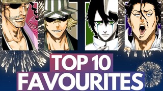 Ranking my TOP 10 FAVOURITE Bleach Characters in 2023 | Happy New Year!