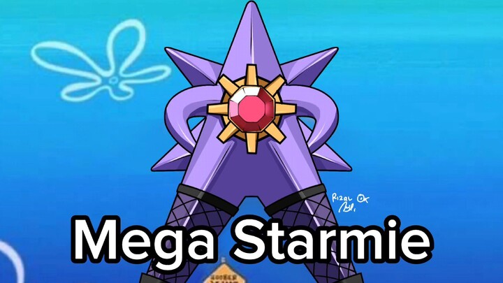 Fanart Mega Starmie dari Pokemon