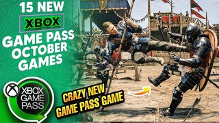 15 NEW XBOX GAME PASS GAMES REVEALED FOR OCTOBER