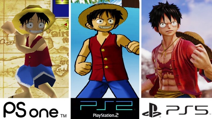 Evolution of Luffy in Games (2000-2021)