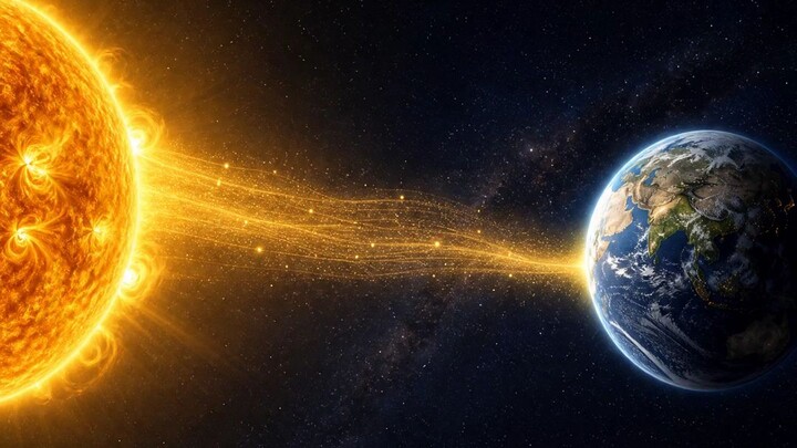 सूरज की रोशनी धरती तक पहुँचने में 8 मिनट 20 सेकंड क्यों लगते हैं?