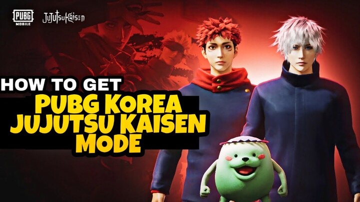 PUBG KR JUJUTSU KAISEN NOT SHOWING FIX | HOW TO GET JUJUTSU KAISEN MODE IN PUBG KR #jujutsukaisen