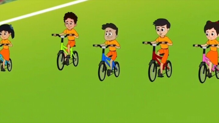 BALAP SEPEDA PALING SERU ! PEREBUTAN JUARA SATU  ANUAL SPORT DAY