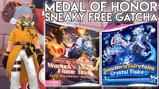 SNEAKY FREE GATCHA, ASSISTANT MEDAL OF HONOR - RAGNAROK MOBILE SEA