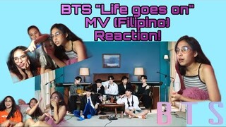 BTS "Life goes on" MV (Filipino) Reaction!