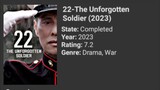 22 the unfogotten soldier by eugene 2023