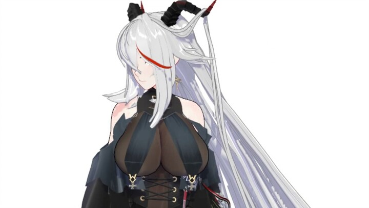 碧蓝航线埃吉尔模型3D优化版本对比