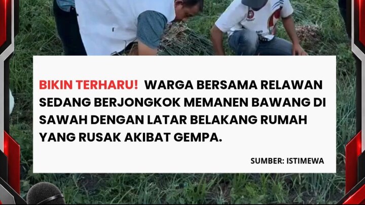 Walaupun habis diterpa gempa dan bangunan sekitar mengalami kerusakan parah