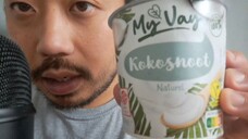 ASMR EATING SOUNDS & FINGER LICK COCONUT YOGHURT 🥥