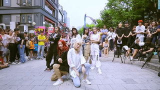 【SNH48】DEMOON 韩国弘大街头的精彩路演《LOVE SHOT》《UH OH》《7 OCLOCK》 | 徐子轩 吴哲晗（20190819）