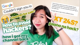 MY YOUTUBE CHANNEL WAS HACKED!!! (comeback is real) ✨| Jaytee Taquiso Official