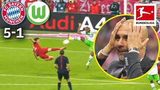 5 Goals in 9 Minutes – The Legendary Lewandowski Show | Bayern München vs. VfL Wolfsburg