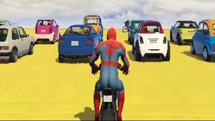 GTA 5 Epic Water Ragdolls | Spider-Man Jumps / Fails ep.2 #shorts #GTA5 #GTAV #EuphoriaPhysi