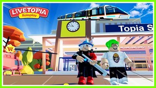 WOW!! TERNYATA ADA KERETA TERCEPAT DI STASIUN LIVETOPIA!! ROBLOX MIKOCIL