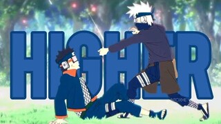 Kakashi vs obito - higher [edit/amv]
