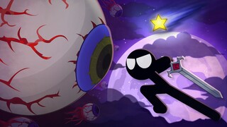 Stickman Vs Eye of Cthulhu - Terraria