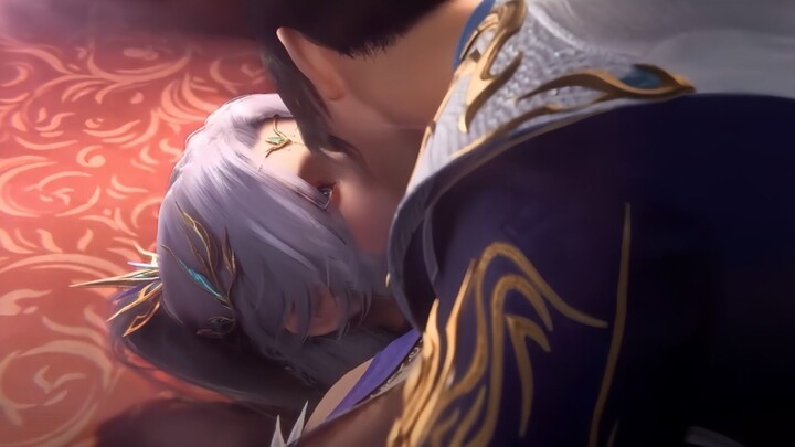 Scane kiss Dong hua | against the gods