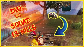 My First Gameplay | 13 kills in Duo vs Squad | Pubg Mobile Gameplay | Pubg Pakistan | Season 15