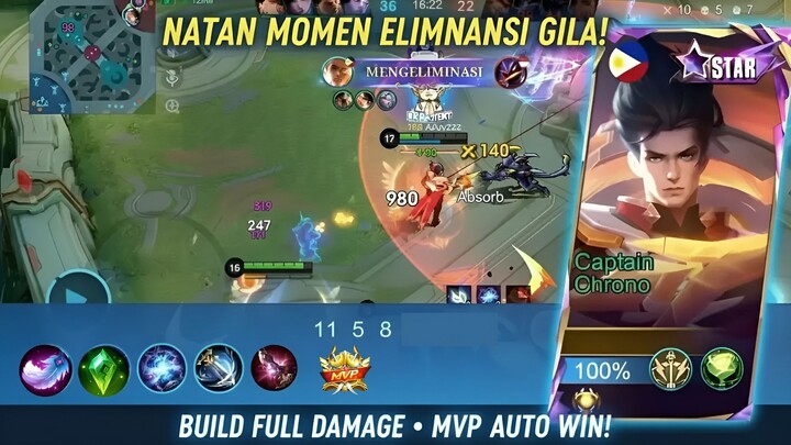 Build Natan Tersakit 2026! Sekali Skill Auto Rata 🔥 Eliminasi + Full Damage MLBB