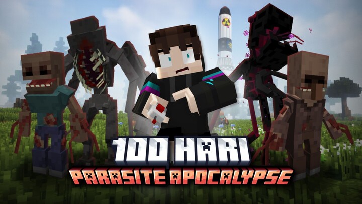 100 hari minecraft parasite episode 2 #scapeandrun