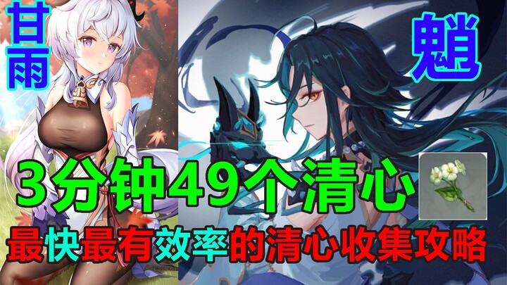 [เก็นชินอิมแพกต์] เส้นทางเก็บสมุนไพรชิงซินที่มีประสิทธิภาพสูงสุด วัตถุดิบสำหรับพัฒนา กันอวี่ และเซีย