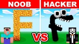 NOOB vs HACKER: I Cheated In a BABY Alphabet Lore Build Challenge! (Letter F)