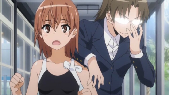 A scene from Toaru Kagaku no Gotoku: Mikoto loses her dream