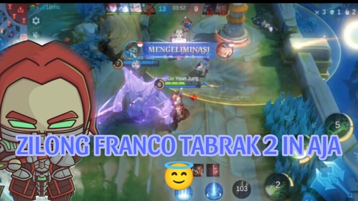 ZILONG FRANCO TABRAK PAKE PALU WKWKWK 😹
